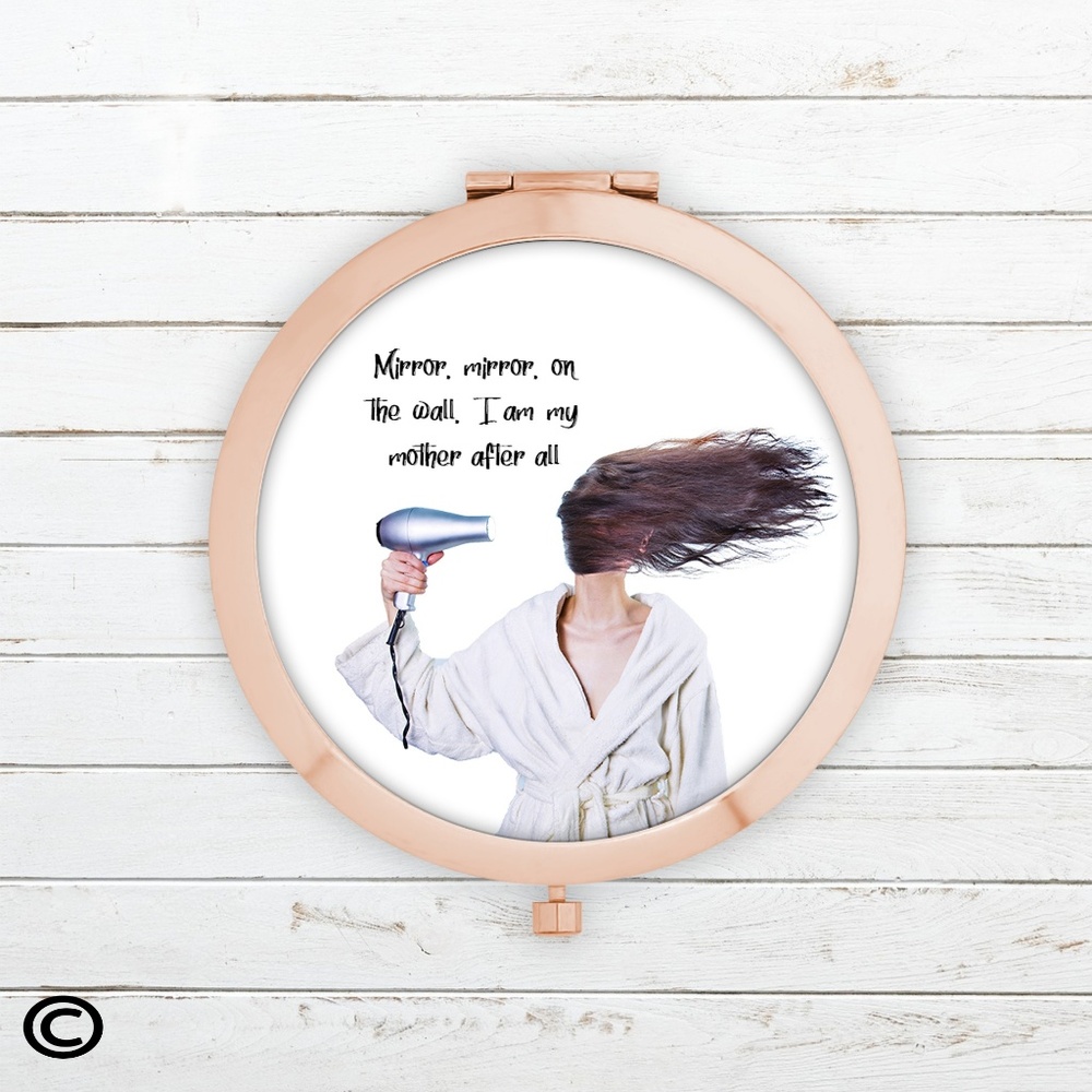 Funny Motivational Compact Mirrors